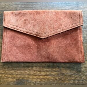 Vintage 70’s suede clutch